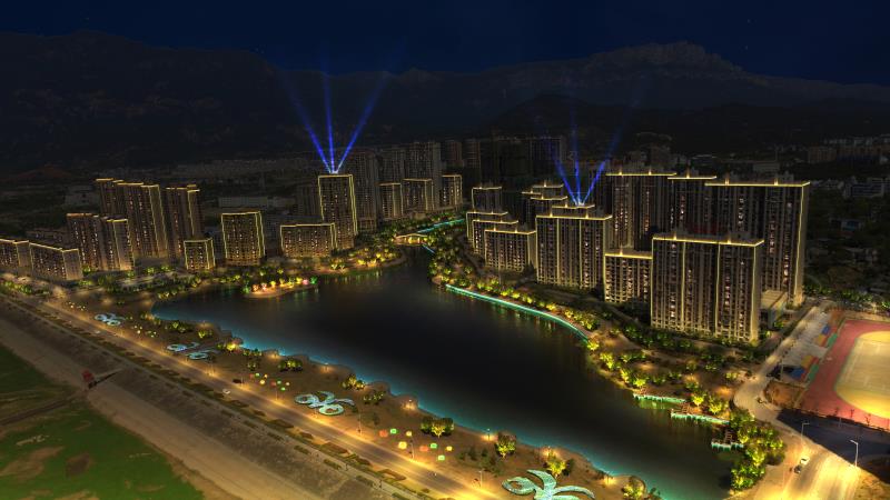 江西廬山城市提質改造的效果圖
